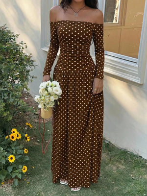 Brown Polka Dots
