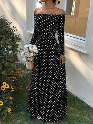 Black Polka Dots
